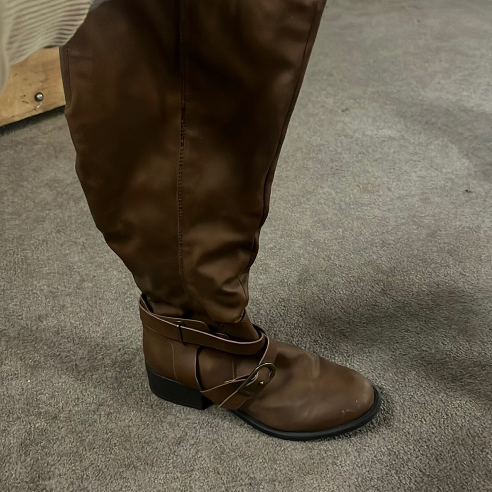 Brown Knee Boots